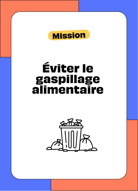 Éviter le gaspillage alimentaire